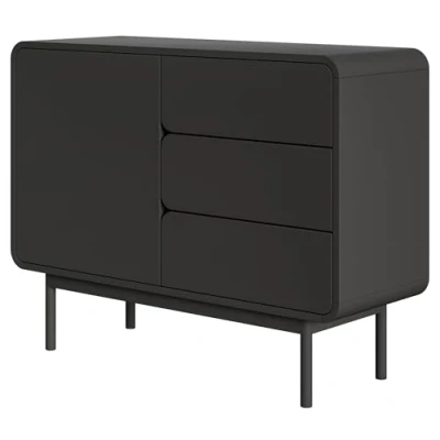 Afbeelding van Selsey Oro Dressoir 104 cm zwart