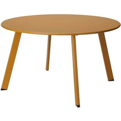 Afbeelding van Bijzettafel 70x40 cm matmosterdgeel