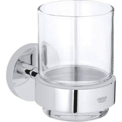 Afbeelding van GROHE QuickFix Start glas met houder