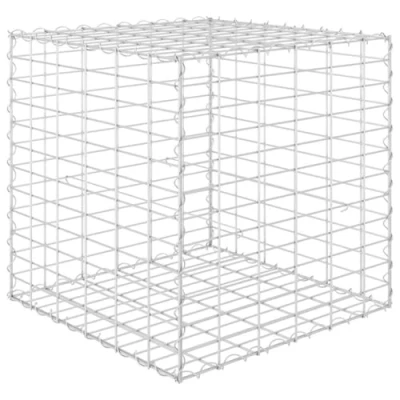 Afbeelding van Gabion plantenbak verhoogd kubus 60x60x60 cm staaldraad