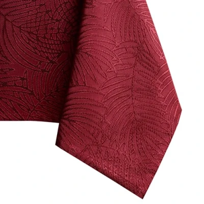 Afbeelding van AmeliaHome Tafelkleed, lotuseffect, waterafstotend, polyester, bordeaux, Gaia, 140 x 260 cm