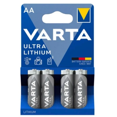 Image de Varta Lr06 professionnal Lithium 1,5v 4 x aa 6106301404 4008496680511 Universelle Batterie