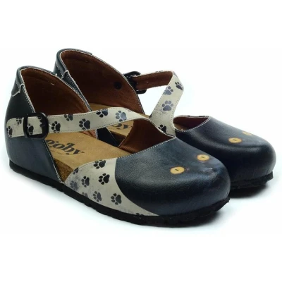Afbeelding van GOBY Cat Paws Sandalen Slippers Hoge kwaliteit Handmade Maat 40
