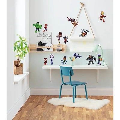 Afbeelding van Komar Marvel Muurstickers, Spidey and Friends, 50 x 70 cm, 13 stuks
