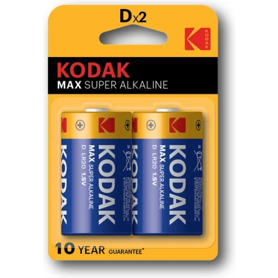 Afbeelding van Alkalinebatterij Kodak LR20 1,5 V (2 pcs)