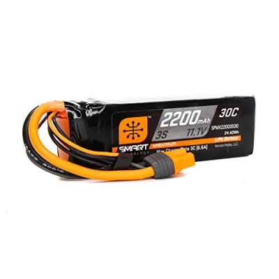 Afbeelding van 3S 30C 11,1V 2200mAh IC3 Smart LiPo batterij
