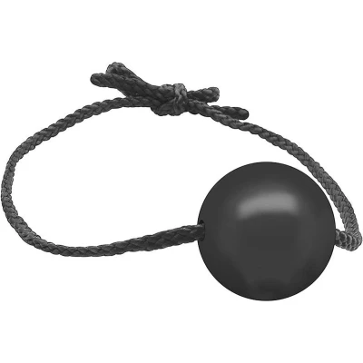 Afbeelding van Kleine Ball Gag met leren Band Zwart