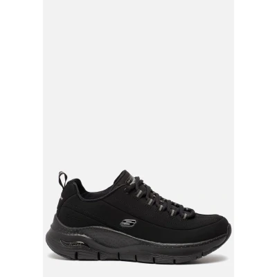 Afbeelding van Skechers Sport ARCH FIT Sneakers laag black/silver, Dames, Maat: 36, Black/silver Leer