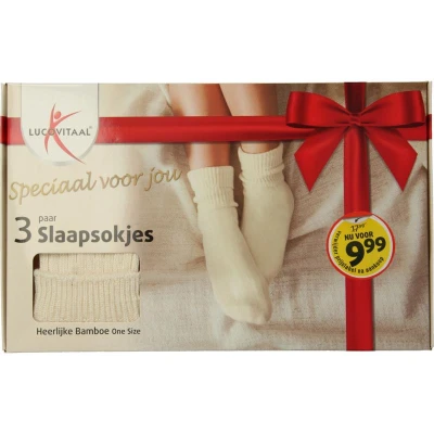 Afbeelding van Bamboe slaapsokjes 3 paar giftbox