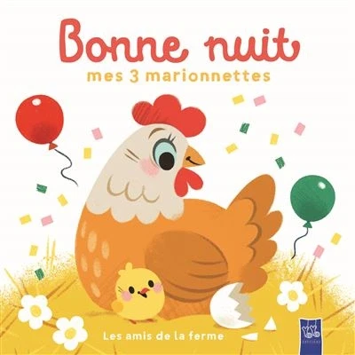 Image de Les amis de la ferme Bonne nuit mes 3 marionnettes