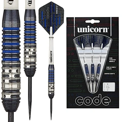 Afbeelding van Unicorn Dartpijlen Code Steeltip 90% Gewicht 21 Blauw