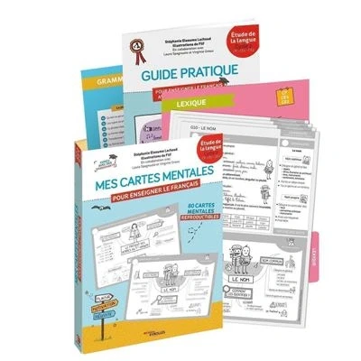 Image de Mes cartes mentales pour enseigner le français Cycle 2 : CP, CE1, CE2