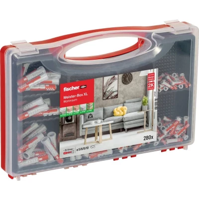 Afbeelding van Fischer 577157 Meister Box XL Assortimentsdoos pluggen 280 stuk(s)