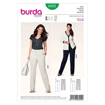 Afbeelding van Burda Naaipatroon 6952 Broek in variaties