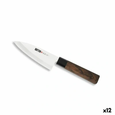 Afbeelding van Keukenmes Quttin DEBA Takamura Bruin Zilverkleurig 11 cm (12 Stuks)