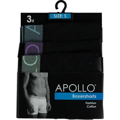 Afbeelding van Onderbroek Heren Black 3 pack 990 XXL Zwart Sportondergoed