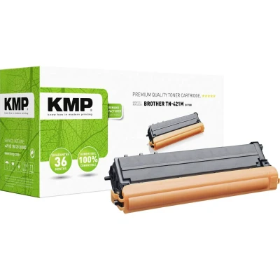 Afbeelding van KMP Tonercassette vervangt Brother TN 421M, TN421M Compatibel Magenta 1800 bladzijden B T100