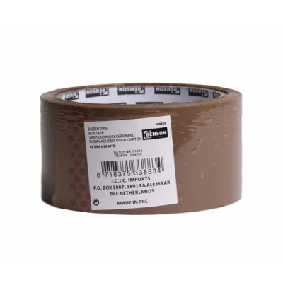 Afbeelding van Benson Verpakkingstape Dozentape 48 mm x 50 meter Bruin