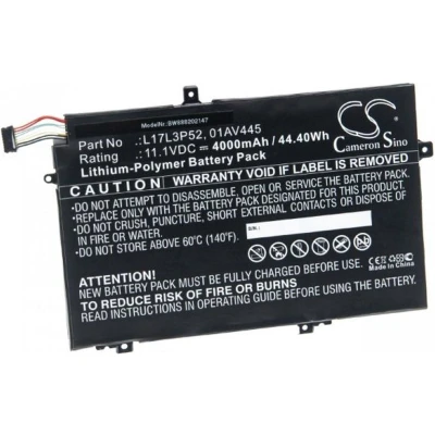 Afbeelding van Notebook batterij voor Lenovo ThinkPad E590 en anderen zoals L17L3P52 Li Polymer 11.1V 4000mAh