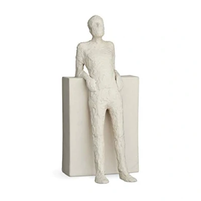 Afbeelding van Kähler Hedonistische karaktersculptuur, ongeglazuurd oppervlak, wit, hoogte 22 cm