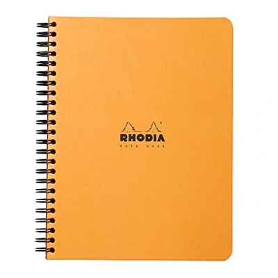 Afbeelding van Rhodia 193468C Notitieboek, DIN A5 (14,8 x 21 cm), gelinieerd, ideaal voor jouw notities, 80 vel, 1 stuks, oranje