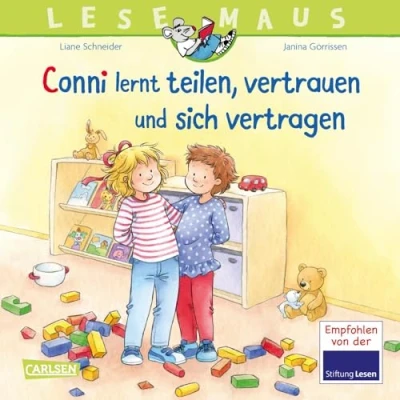 Afbeelding van LESEMAUS: Conni lernt teilen, vertrauen und sich vertragen: Bilderbuch für Kinder ab 3 Jahre Vermittlung sozialer Kompetenzen