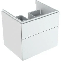 Afbeelding van Geberit Xeno2 wastafelonderbouwkast met 2 laden, wit 580 x 530 462