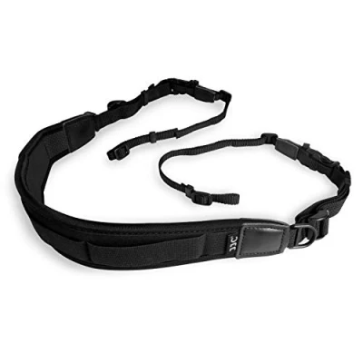Afbeelding van Ares Foto® Ergonomische lange riem voor DSLR camera, diefstalbeveiliging, verstelbare retro accessoires, gevoerd neopreen