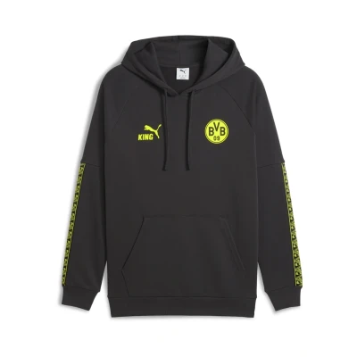 Afbeelding van PUMA Borussia Dortmund KING Hoodie Men voor Heren, Grijs/Geel, Maat M