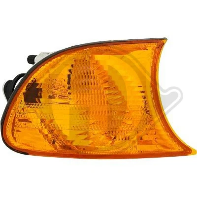 Afbeelding van DIEDERICHS 1214170 Knipperlichten Oranje rechts Met lamphouder BMW: 3 Convertible, Coupe