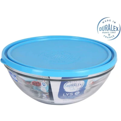 Afbeelding van Hermetische Lunchtrommel Duralex Bol Red Freshbox Blauw (ø 23 x 9,3 cm) (2,4 L)