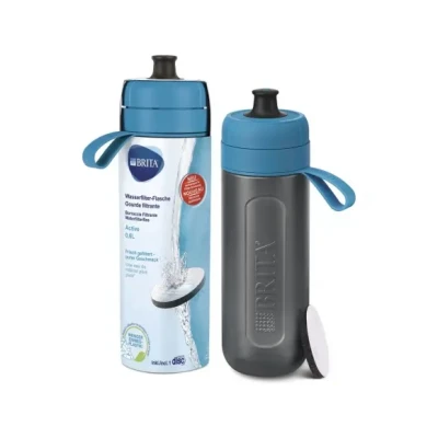 Afbeelding van 2e product 50% korting BRITA Waterfilterfles Active 600ml Donkerblauw inclusief 2 filters