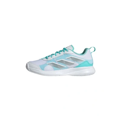 Afbeelding van adidas Avaflash Low Tennisschoenen voor dames, Ftwr White Silver Met Flash Aqua