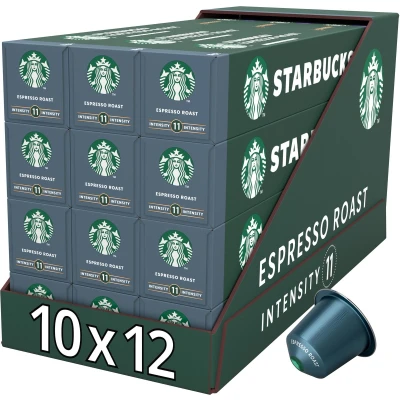 Afbeelding van Starbucks by Nespresso Espresso Dark Roast capsules 120 koffiecups