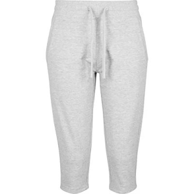 Afbeelding van Build your Brand Ladies` Terry 3/4 Jogging Pants BY067 Charcoal (Heather)