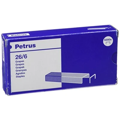 Afbeelding van Petrus nietjes nr. 26/6, doos met 5000 stuks