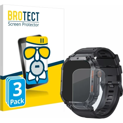 Afbeelding van BROTECT Screenprotector voor Denver SWC 191 Folie Beschermfolie Beschermglas matte (3 Stuks)