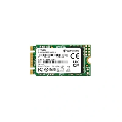 Afbeelding van Transcend 420S SATA M.2 SSD 2242 harde schijf 120 GB 6 Gb/s