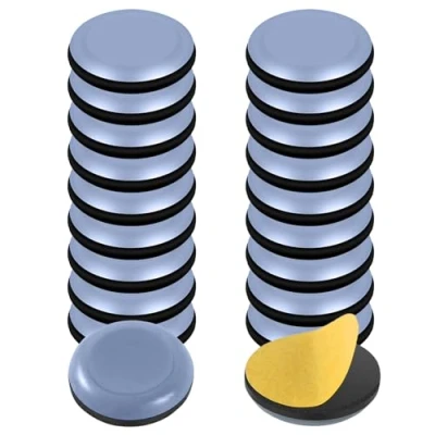 Afbeelding van 20 stuks meubelglijders, teflon stoelglijders, zelfklevende universele meubelglijders voor een eettafel en stoelen, mm