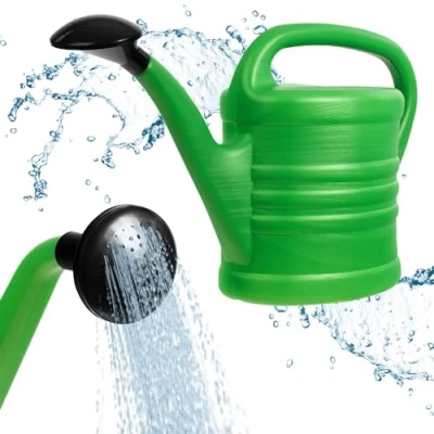 Afbeelding van KADAX Tuingieter 10 liter kunststof voor binnen en buiten Bewatering van bloemen, kamerplanten, tuin, huis, appartement, tuingereedschap met handdouche (10 l)