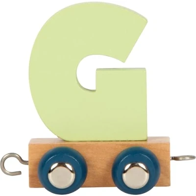 Afbeelding van Small Foot Houten Lettertrein Polar G
