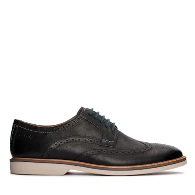 Afbeelding van Clarks Atticus Veterschoenen, Heren, Maat: 41, Black Leer