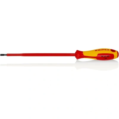 Image de KNIPEX 98 21 45 Tournevis pour vis à fente isolé plusieurs composants, testé VDE, bruni 287 mm