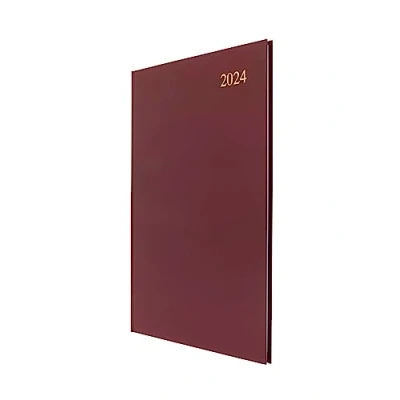 Afbeelding van Collins Debden Essential, weekkalender 2024, week en maandplanner, compleet A4, bordeauxrood