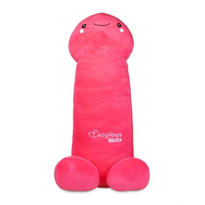 Afbeelding van Penis Knuffel Met Smiley Face 110 cm