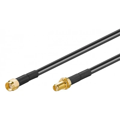 Afbeelding van 10 m WLAN antenna extension cable RP SMA plug &gt; jack 10.0m