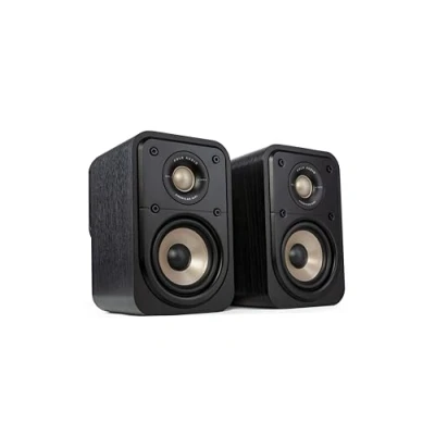 Afbeelding van Polk: Signature Elite ES10 Boekenplank Speakers Zwart