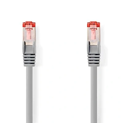 Image de Cable divers Réseau RJ45 S/FTP Cat6 10,00m gris (PIMF)