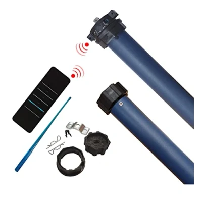 Afbeelding van Rolluikmotorset met afstandsbediening, 30 Nm, max. 68 kg, zeskantige as 60 mm, mechanische eindschakelaar, zender (1 stuk).