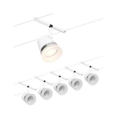 Afbeelding van Paulmann WireDC Set Cone Kabelbasissysteem GU5.3 Wit (mat), Chroom